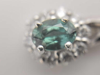 AX 0.23ct D 0.12ct K18WG 0.6g Pendant Top 