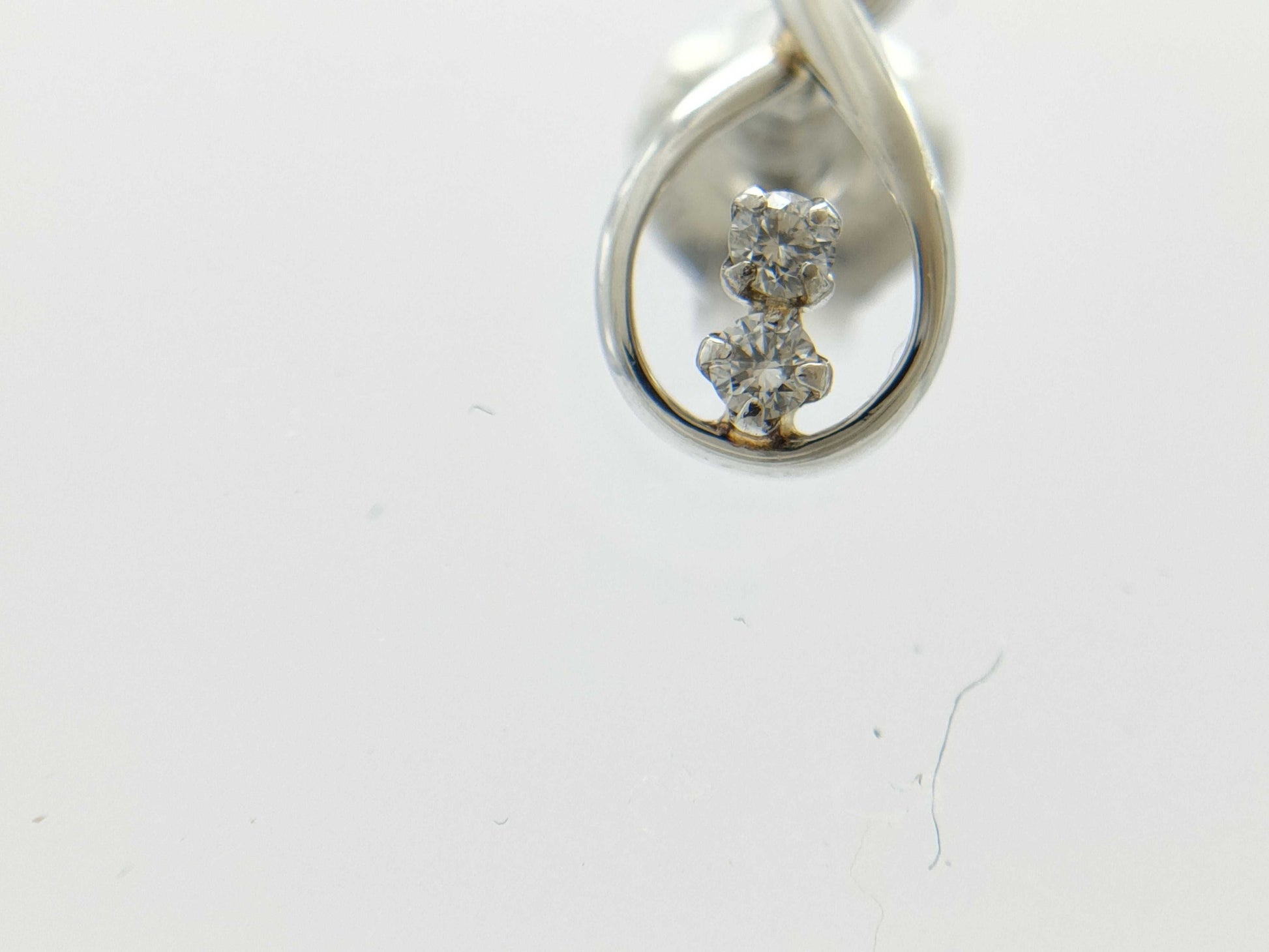4℃ Diamond PT950 0.7g Earrings 
