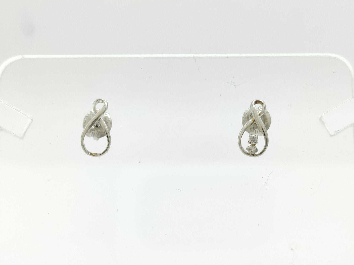 4℃ Diamond PT950 0.7g Earrings 