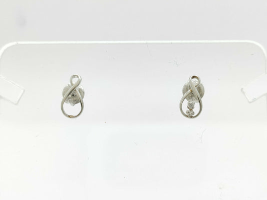 4℃ Diamond PT950 0.7g Earrings 
