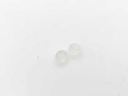 Colored Stone and Transparent Stone K10 0.4g Earrings 