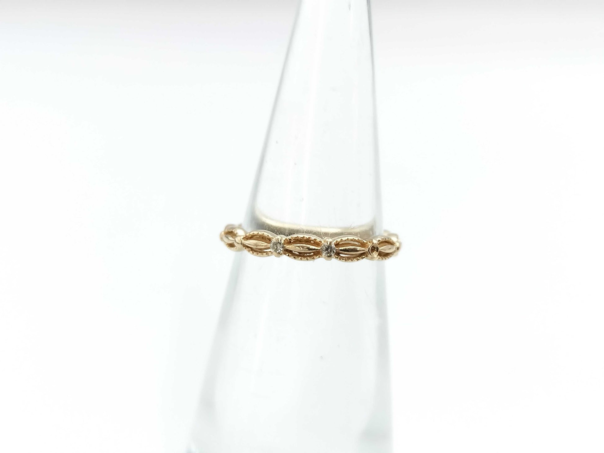 D0.02ct K10 0.9g Ring 