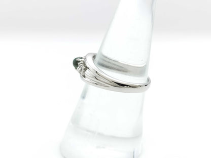 Alexandrite Cat's Eye 0.355ct D0.20ct PT900 6.1g Ring 