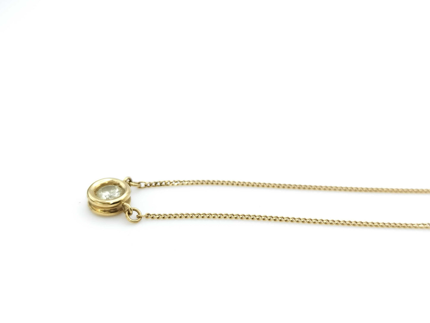 D0.21ct K18 2.3g Necklace 