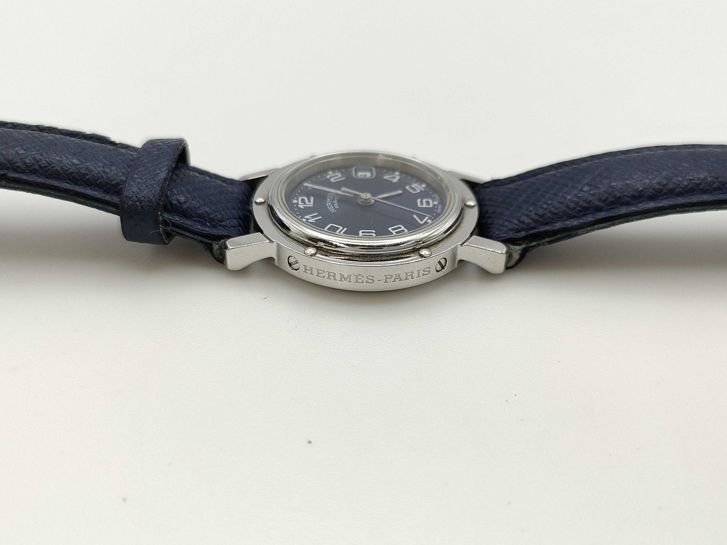 HERMES Clipper CL4.210 1459986 Quartz Navy Dial Women's Watch