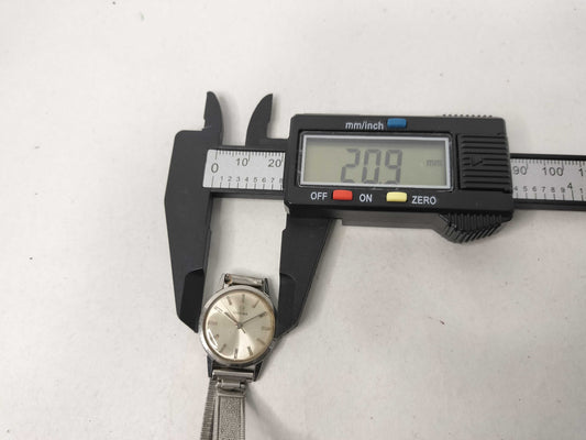 OMEGA Stainless Steel/Hand-Wound Silver Dial Non-Moving Women's Watch