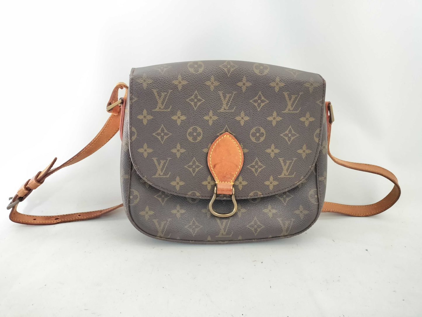 LOUIS VUITTON Monogram LV Monogram Saint-Cloud GM M51242 Shoulder Bag with Unknown Serial Number