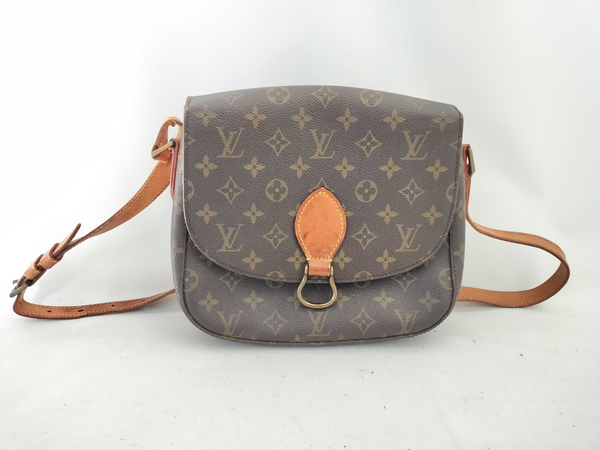 LOUIS VUITTON Monogram LV Monogram Saint-Cloud GM M51242 Shoulder Bag with Unknown Serial Number