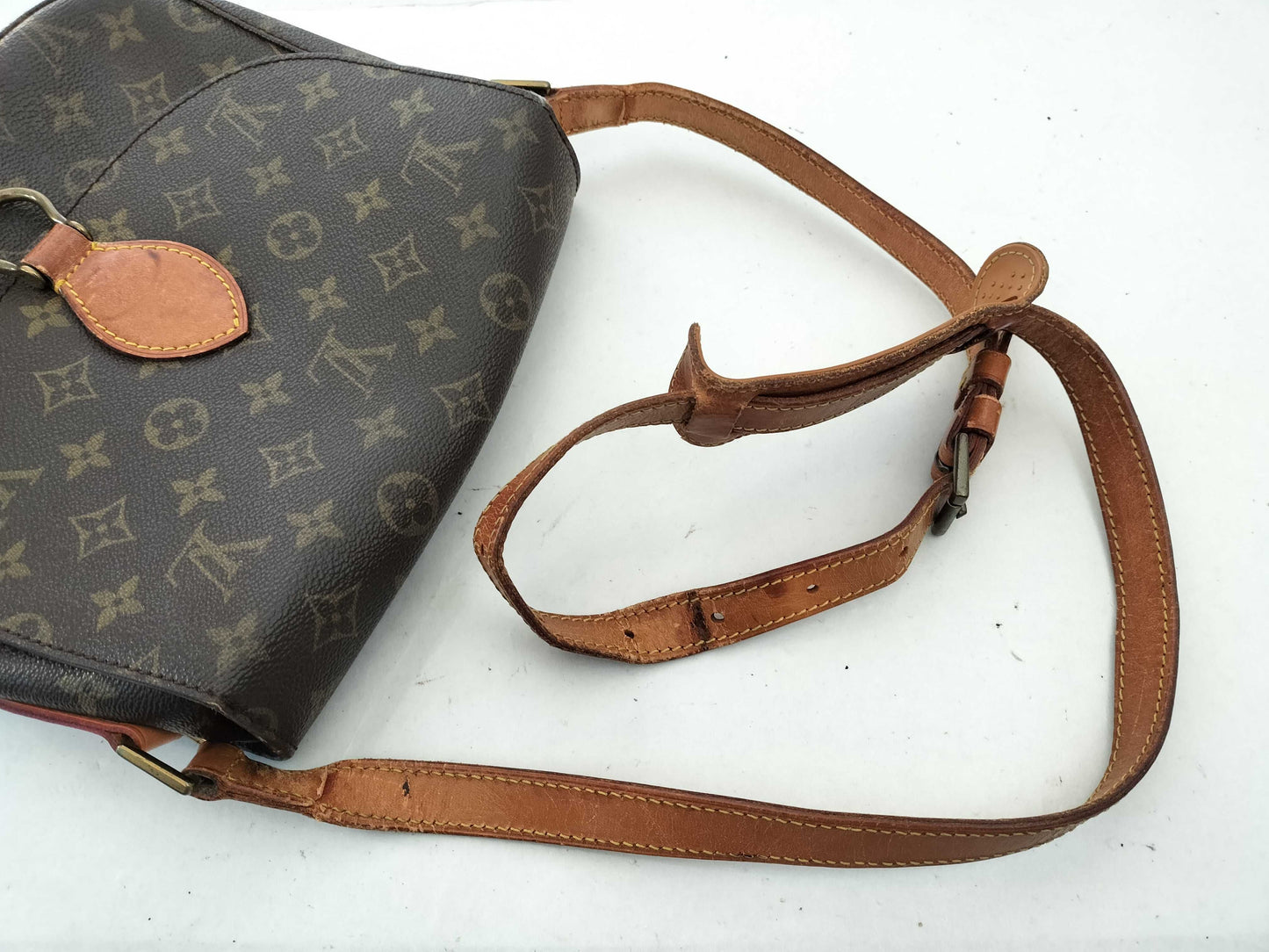 LOUIS VUITTON Monogram LV Monogram Saint-Cloud GM M51242 Shoulder Bag with Unknown Serial Number