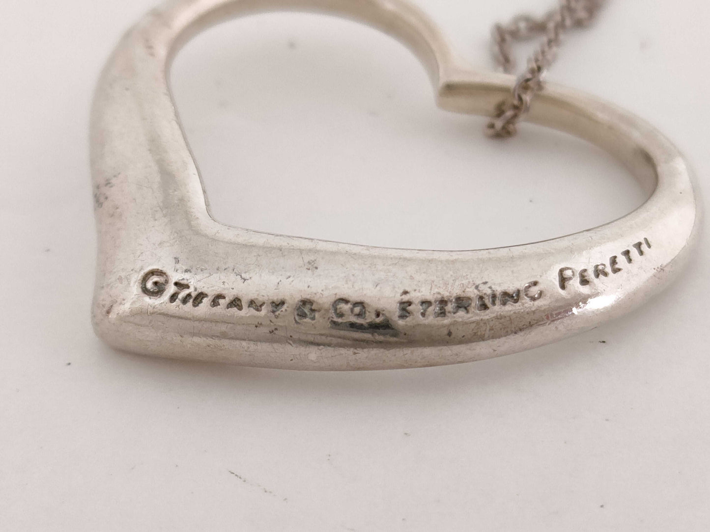 Tiffany & Co. Open Heart Tiffany Open Heart Necklace SV925 Necklace