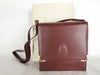 Cartier Leather Shoulder Bag Bordeaux Shoulder Bag