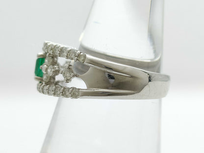 E0.34ct D0.70ct PT900 7.0g Ring 