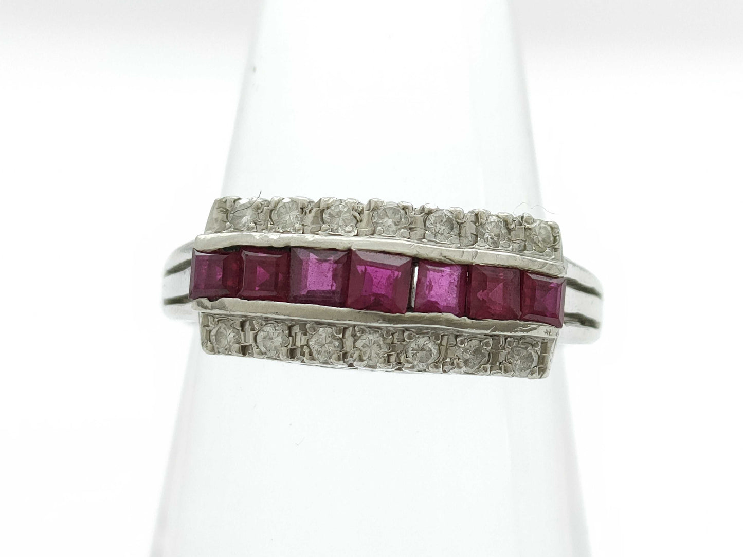 R0.65ct D0.15ct PT900 4.6g Ring 