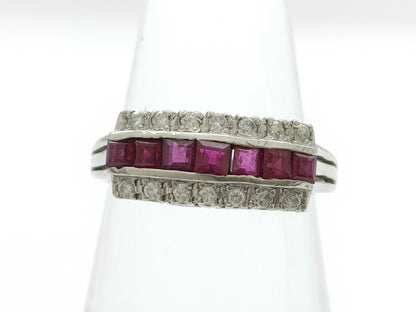 R0.65ct D0.15ct PT900 4.6g Ring 