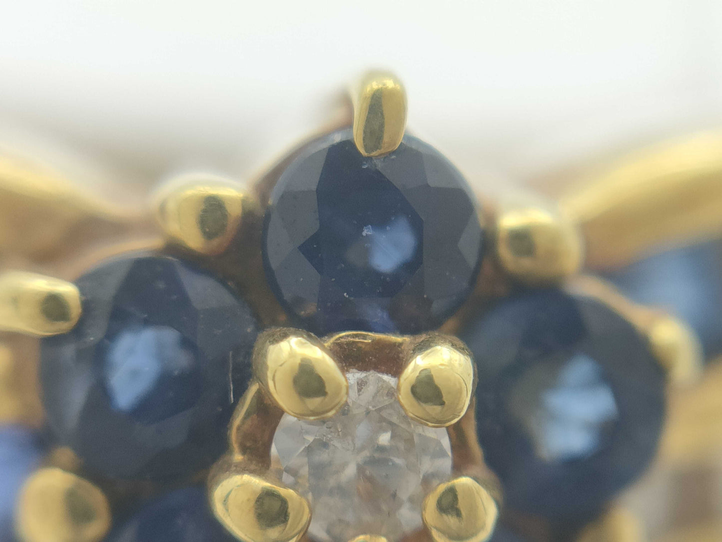 S 0.65ct D 0.13ct K18 4.4g Ring 