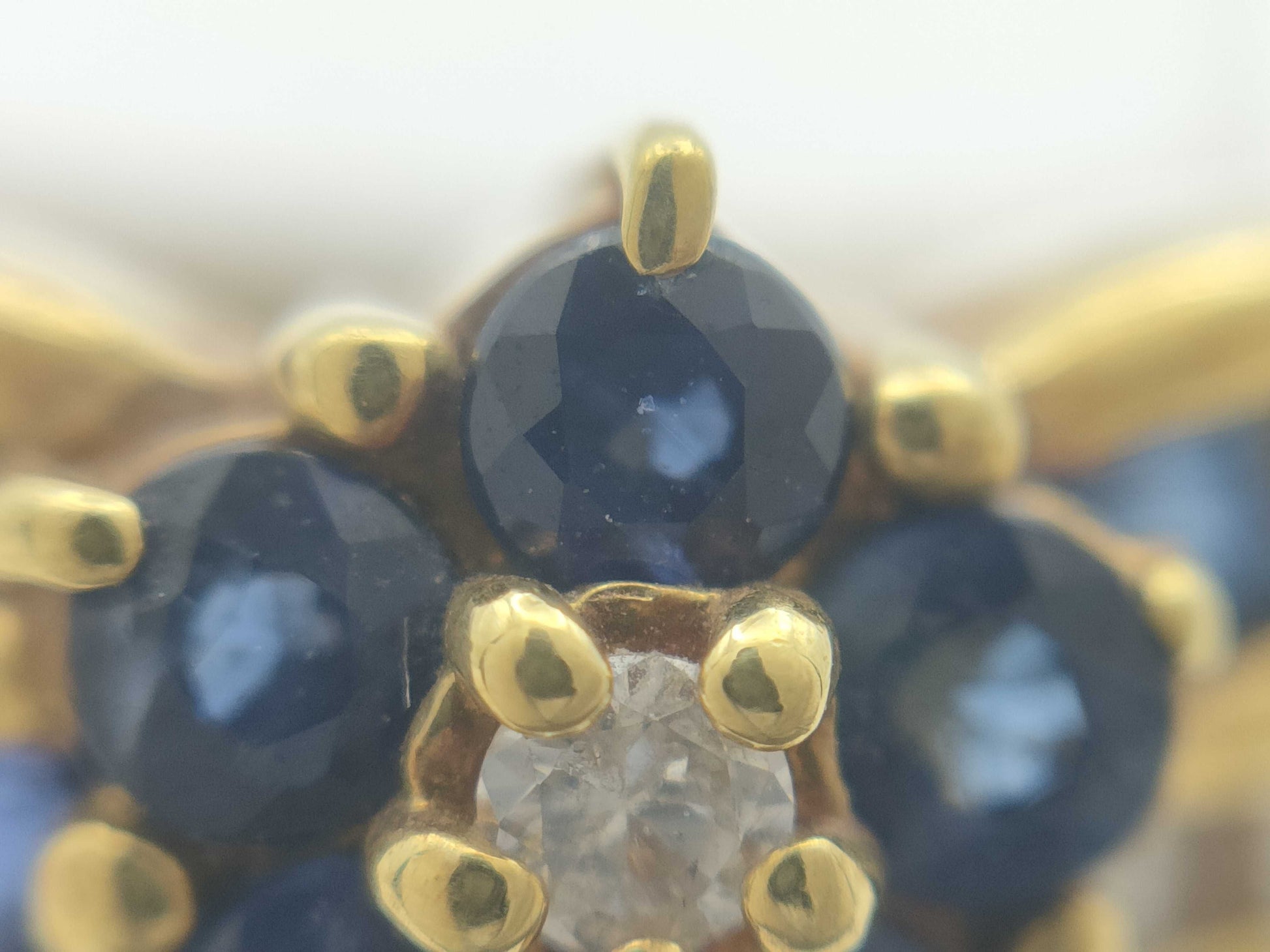 S 0.65ct D 0.13ct K18 4.4g Ring 