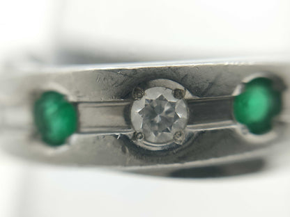 E0.14ct D0.10ct PT900 4.2g Ring 