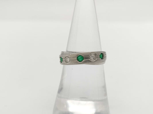 E0.14ct D0.10ct PT900 4.2g Ring 