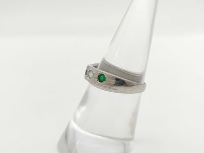 E0.14ct D0.10ct PT900 4.2g Ring 