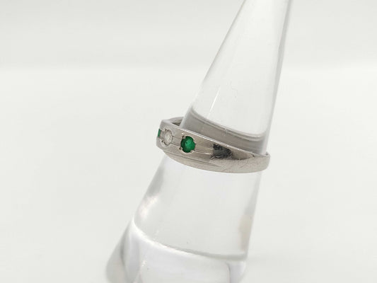 E0.14ct D0.10ct PT900 4.2g Ring 