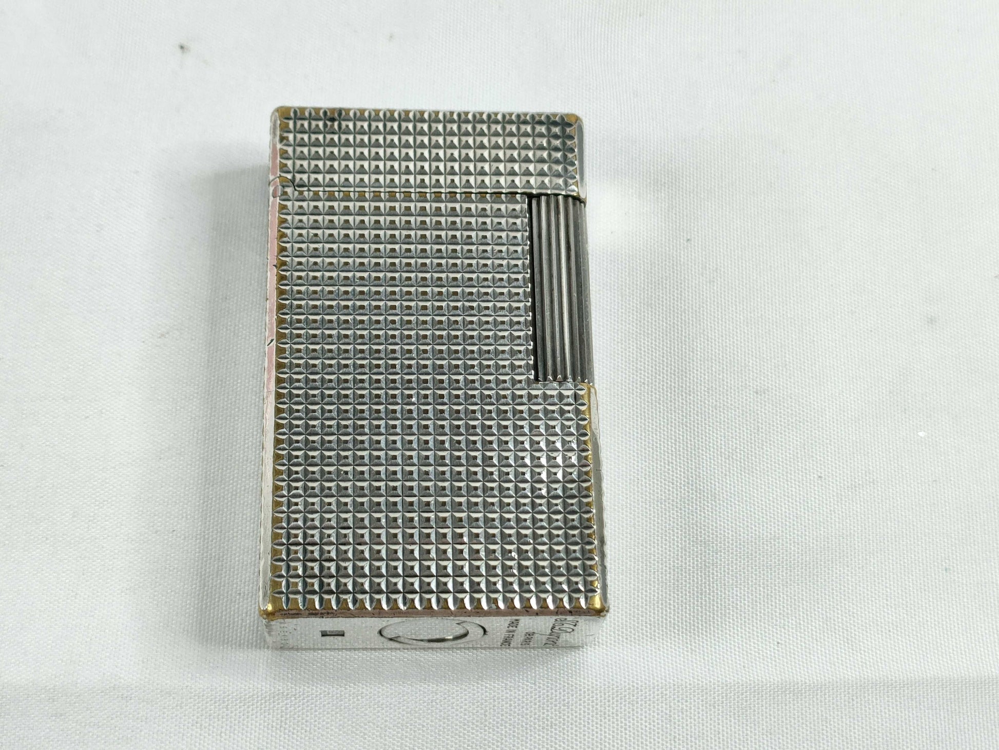 S.T. Dupont S.T Dupont Gas Lighter Line 1 Diamond Head Silver Color Other Accessories
