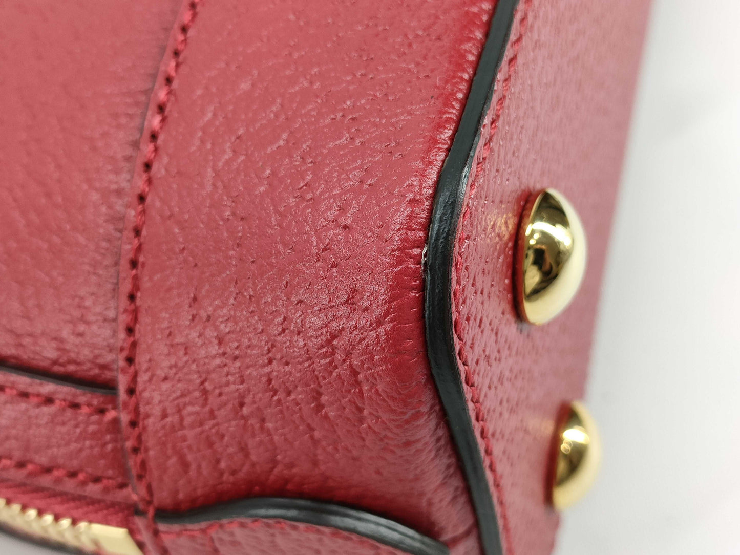 GUCCI GUCCI & ADIDAS Horsebit Shoulder Bag/Handbag Red Handbag