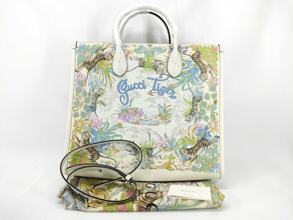 GUCCI Tiger Medium Tote Bag 687827 Multicolor Tote Bag