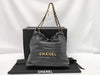CHANEL CHANEL Shiny Calfskin Handbag Black/GP Shoulder Bag