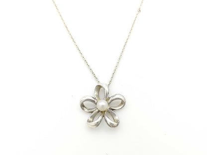 TASAKI Pearl Necklace, approx. 4.0mm diameter, 3.3g, Sterling Silver 