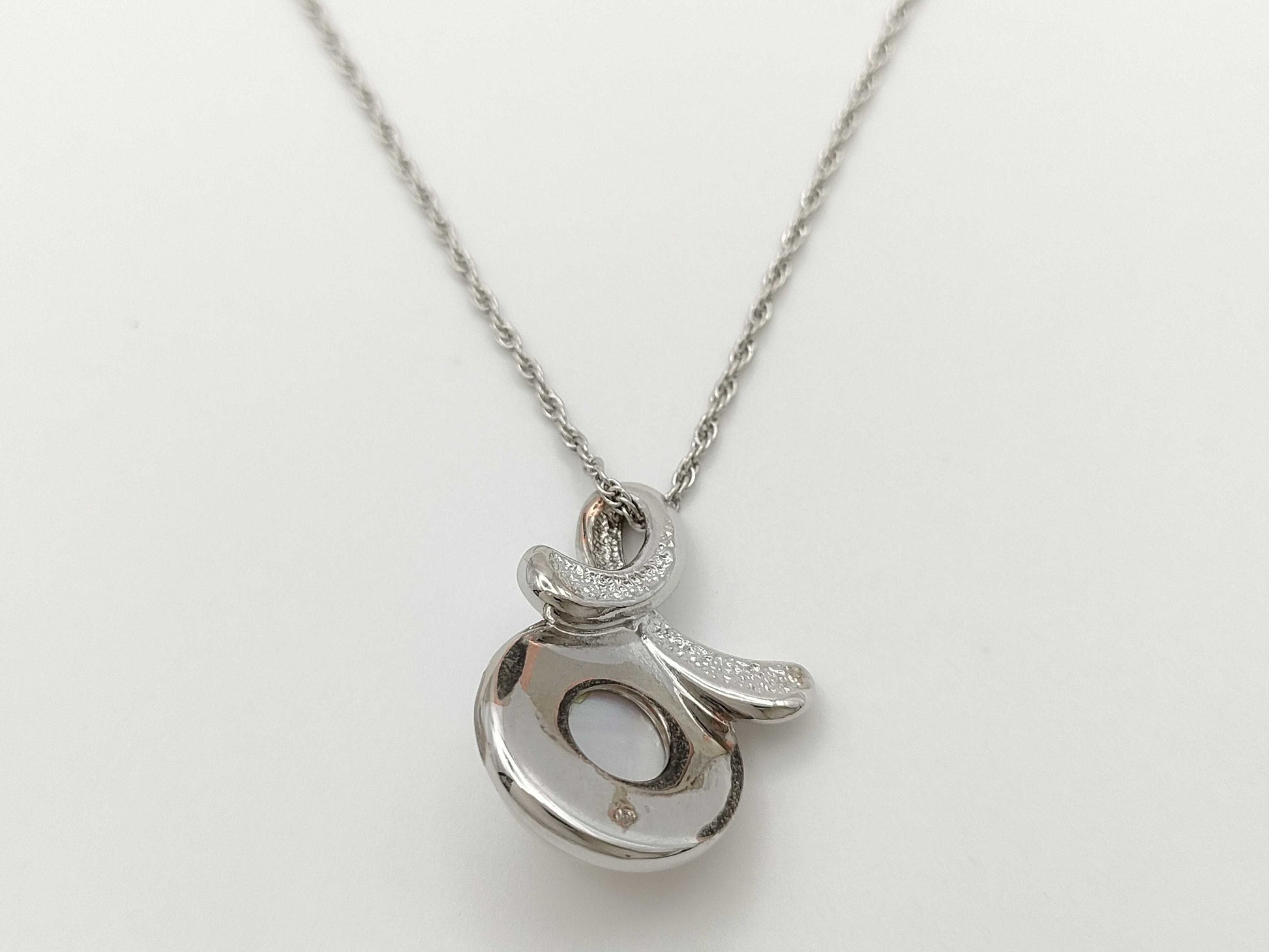 TASAKI Mabe Pearl Necklace, Approx. 13.8mm Diameter, 6.4g, Metal/SV925 