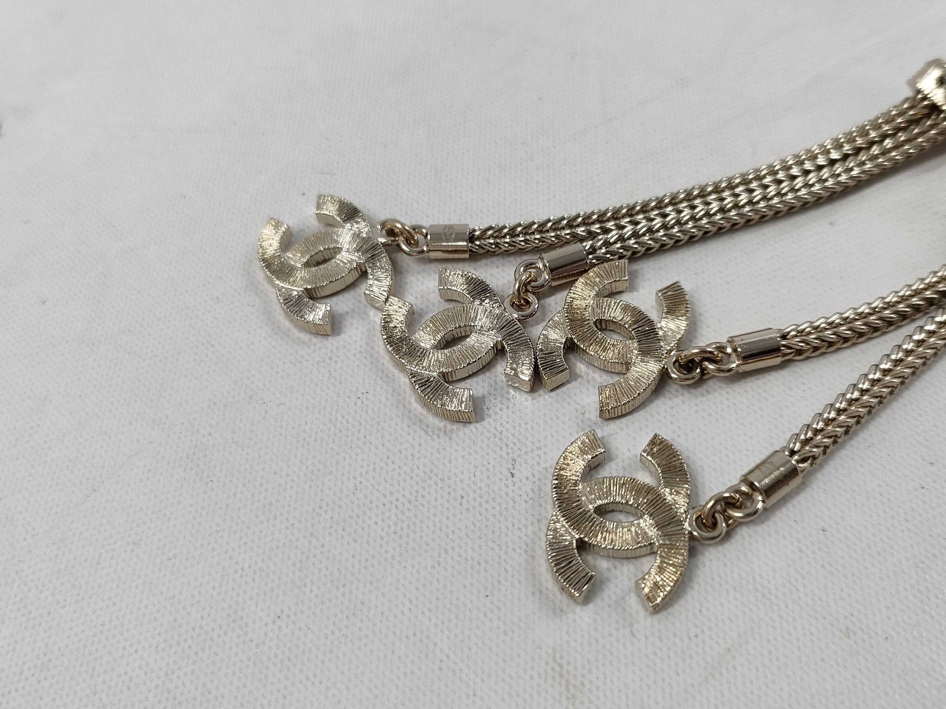CHANEL Double Swing Earrings with Coco Mark B24K ABE429 B18245 NZX60