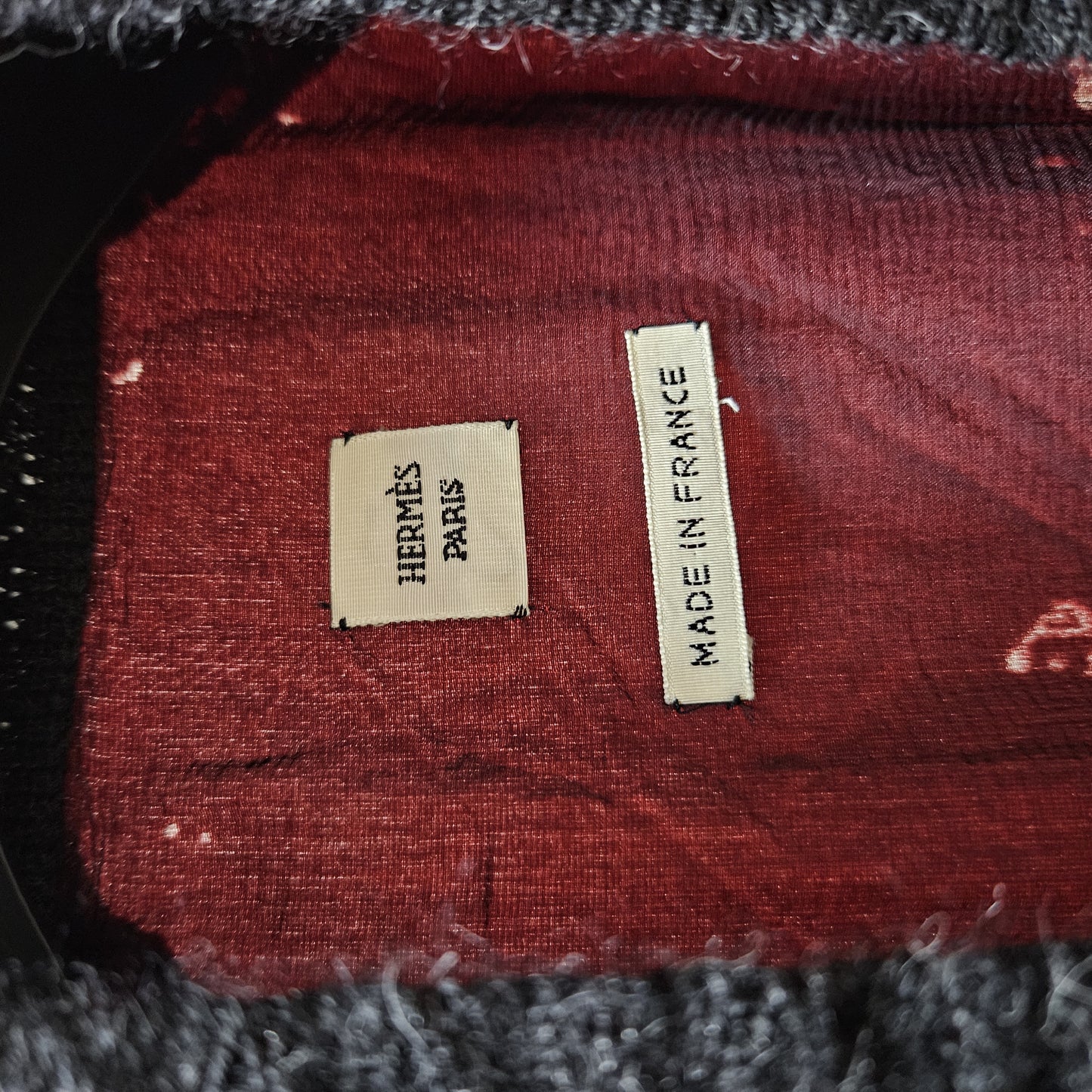 HERMES Hermes Margiela period velour gown wine red size 38 coat