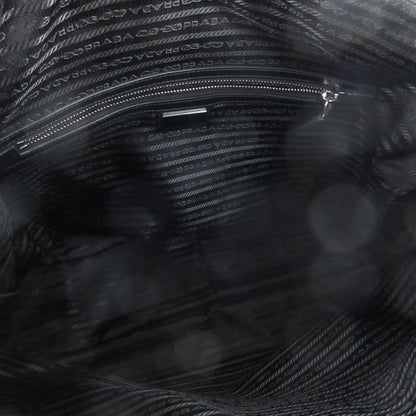 PRADA Unused 2025 Spring/Summer Vitello Dino Large Leather Tote Bag Khaki, 40cm Wide, Triangle Logo, RFID Tag Verified