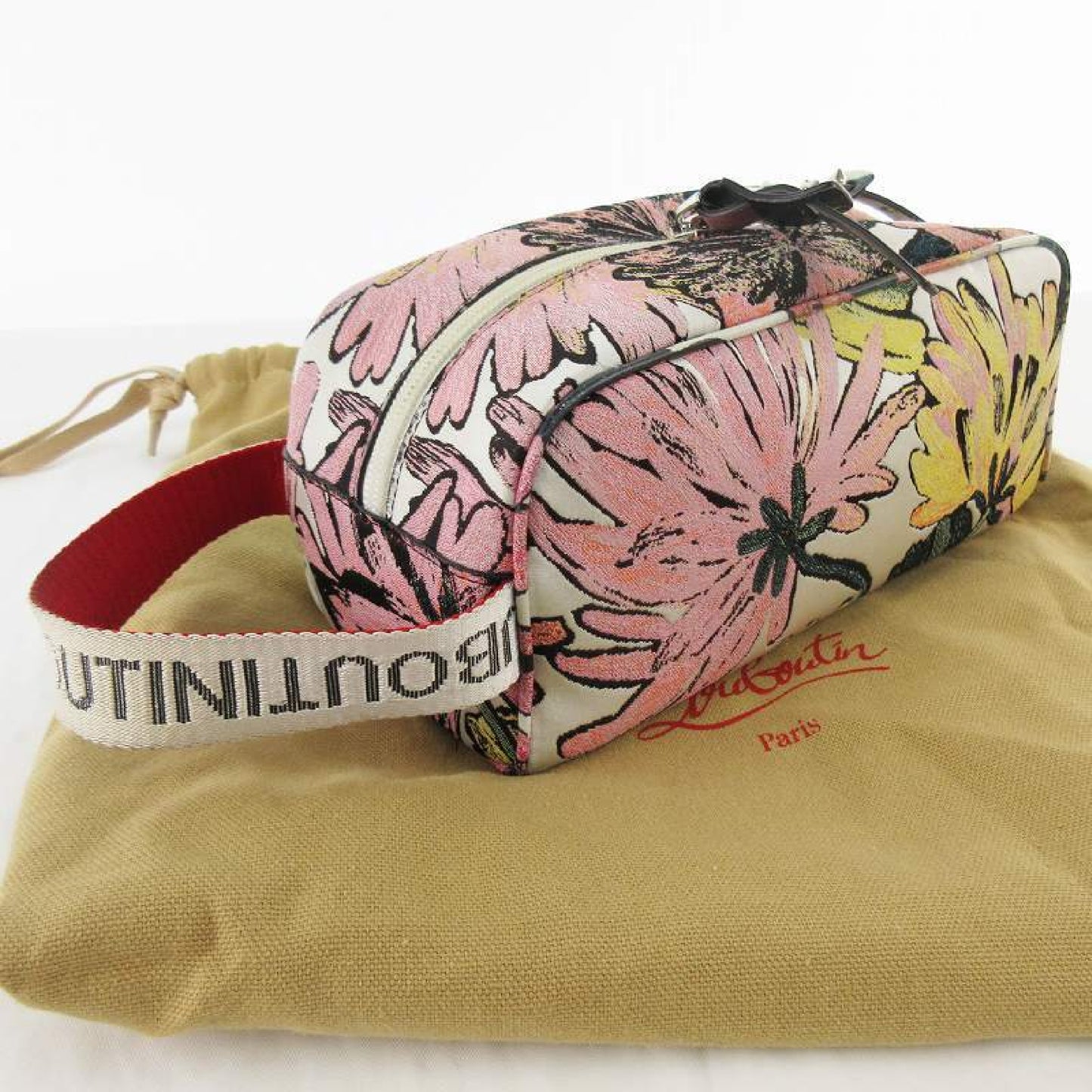 Christian Louboutin Blaster Studs, Spikes, Floral Print Handbag, Clutch Bag, Second Bag