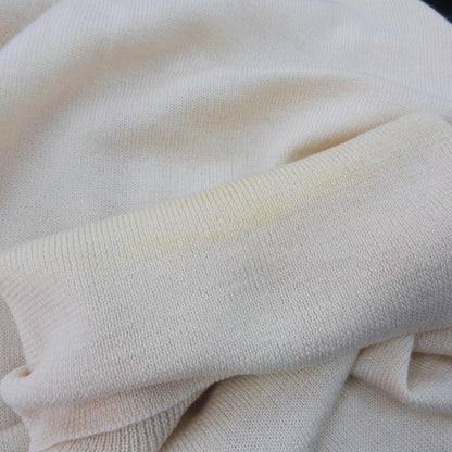 CELINE Men's Knit Turtleneck Sweater, Cream, 100% Wool, Size L/52