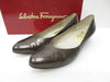 Salvatore Ferragamo Almond Toe Leather Simple 7 Pumps