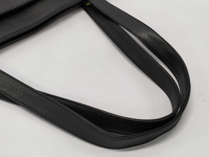 CHANEL Caviar Skin Deka Coco Mark Tote Bag