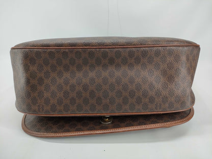 CELINE Macadam Flap Shoulder Bag