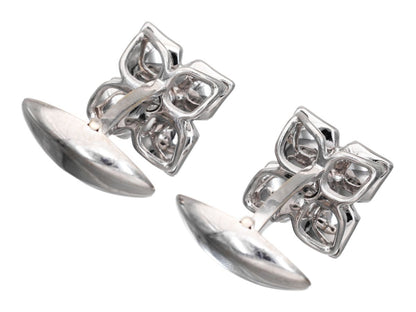 D0.07/0.07ct K18/K14WG 8.4g Tie Pin/Cufflinks 