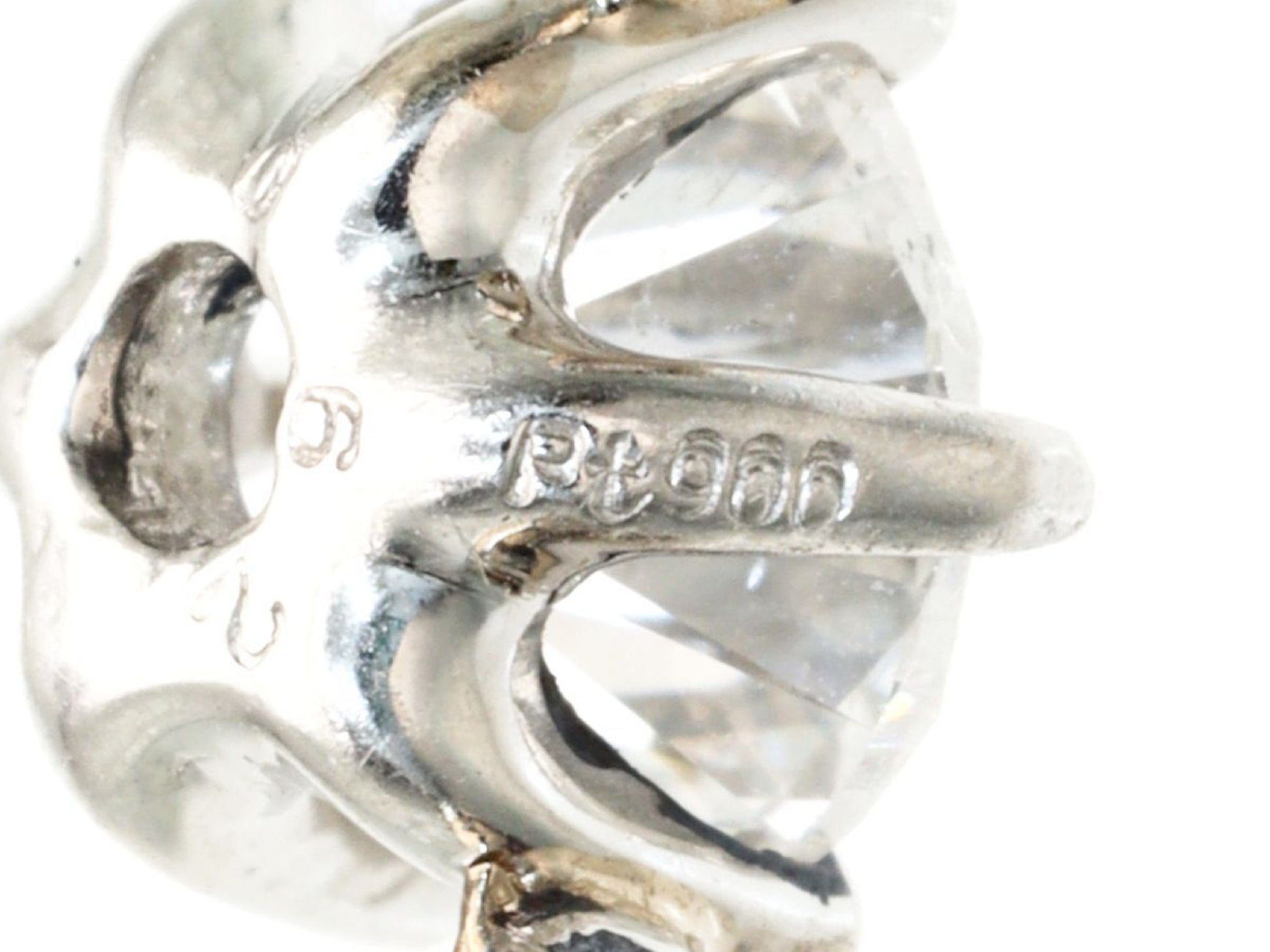 D0.62ct Pt900/Pt850 3.7g Necklace 