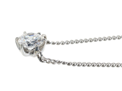 D0.62ct Pt900/Pt850 3.7g Necklace 