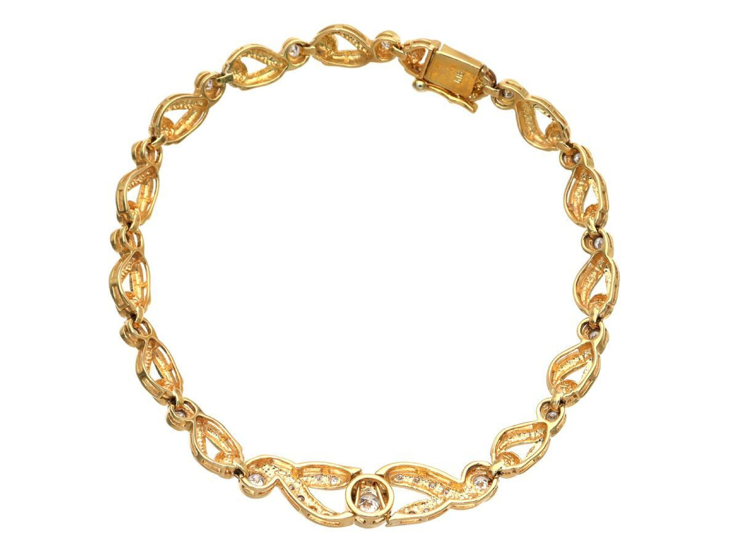 D0.60ct K18 12.0g Bracelet/Bangle 