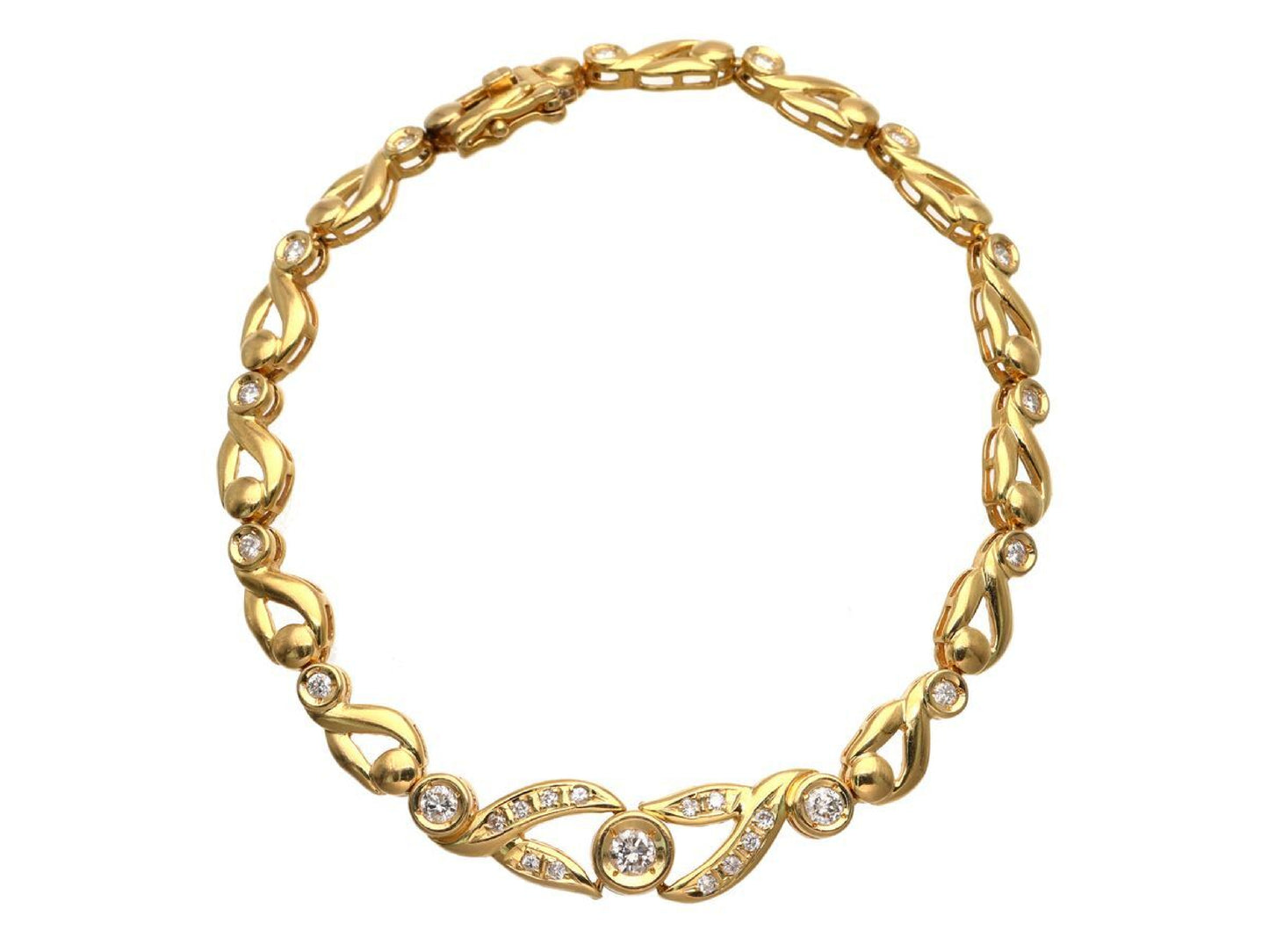 D0.60ct K18 12.0g Bracelet/Bangle 