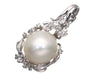 South Sea Pearl Pendant, Approx. 14.1 x 13.2mm, D0.06ct, Pt900, 9.9g 