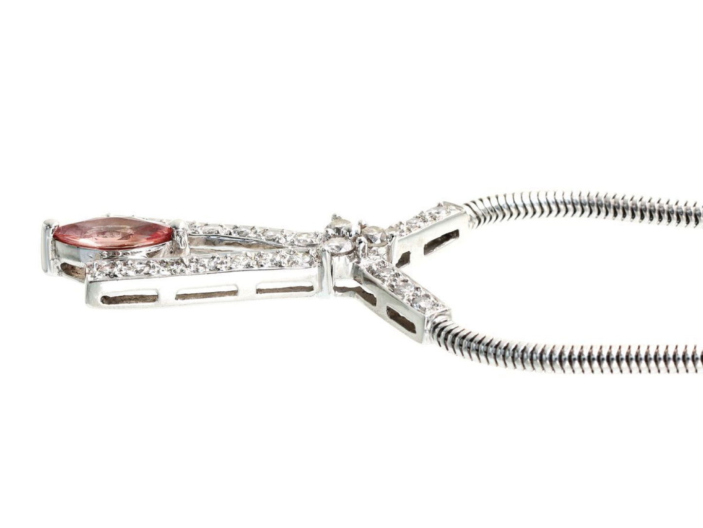 S0.30ct D0.30ct K18 11.3g Necklace 