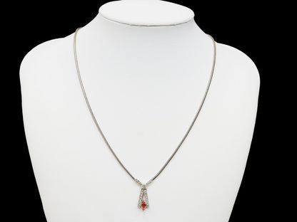 S0.30ct D0.30ct K18 11.3g Necklace 
