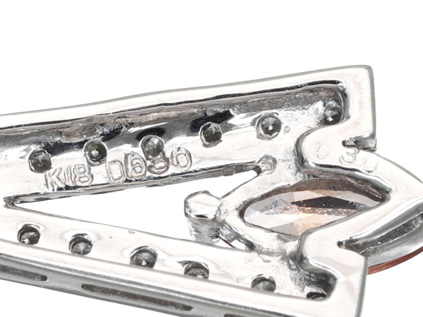 S0.30ct D0.30ct K18 11.3g Necklace 