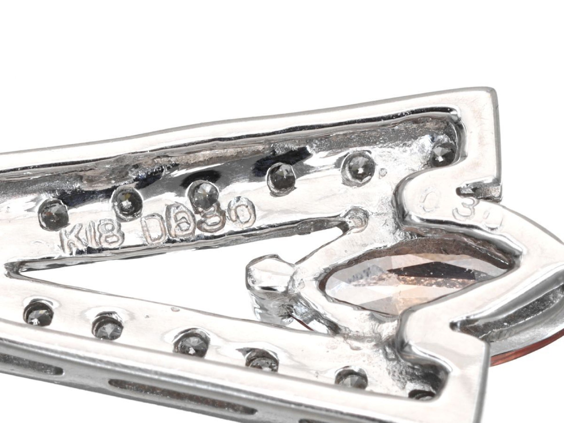 S0.30ct D0.30ct K18 11.3g Necklace 