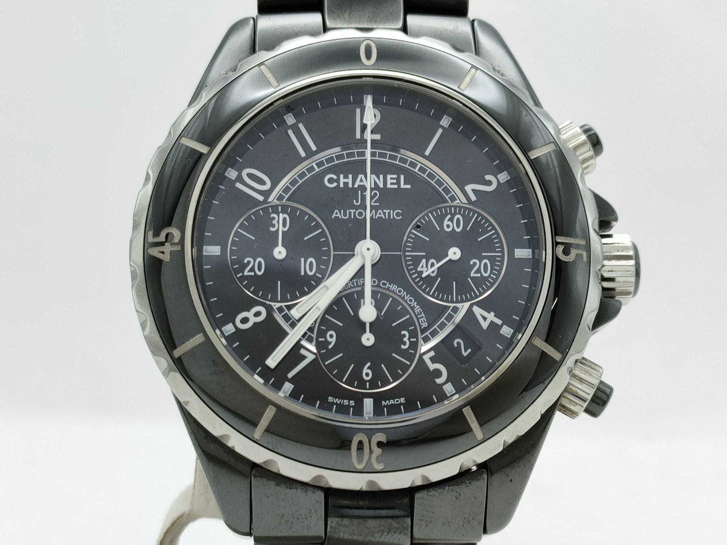 CHANEL J12 Chronograph H0940 DK27878 Black Dial Automatic Men's Watch