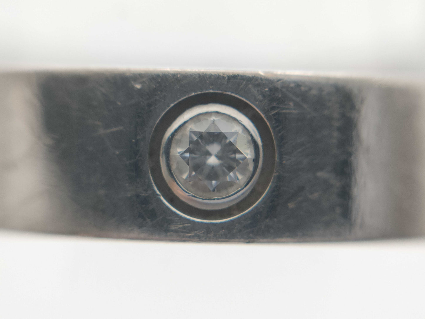 Cartier Mini Love #50 1PD WG 750 4.8g Ring 